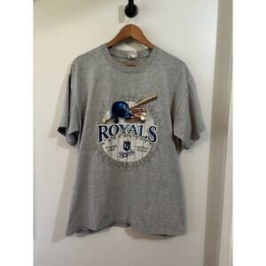 Vintage Kansas City Royals Graphic Tee 2004 American League Size Large